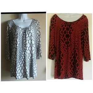Set of 2 1x Blouses